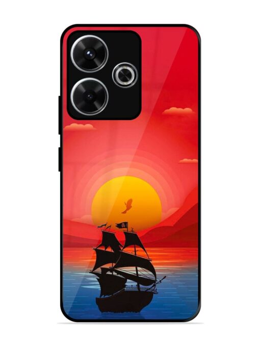 Sunset Sail Glossy Metal Phone Cover for Xiaomi Redmi 13 (5G)