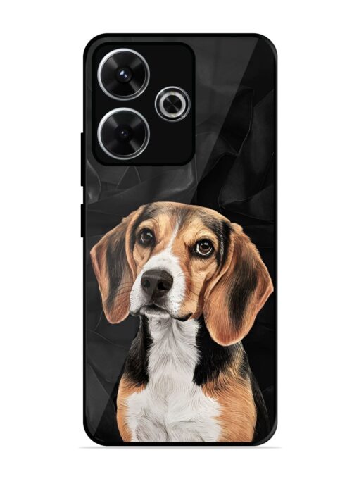 Beagle Portrait Glossy Metal Phone Cover for Xiaomi Redmi 13 (5G)