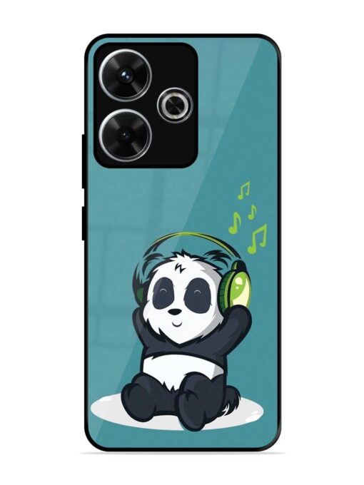 Music Panda Glossy Metal Phone Cover for Xiaomi Redmi 13 (5G)