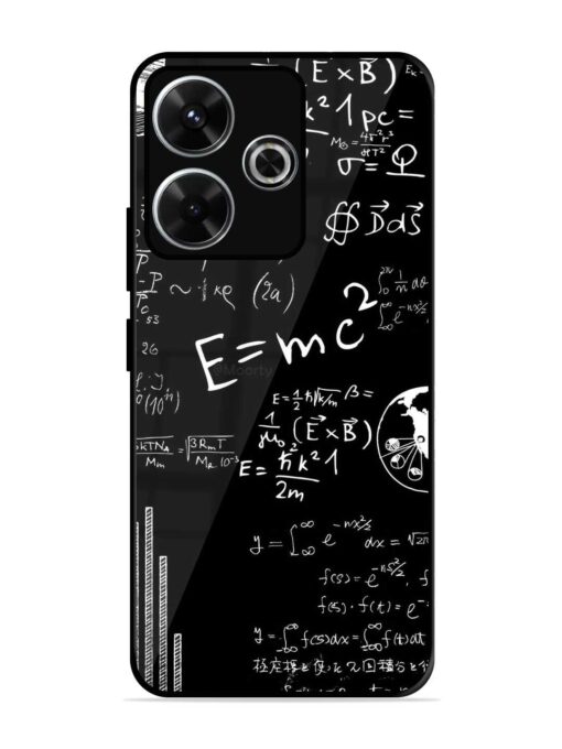 E=Mc2 Mass?Energy Equivalence Glossy Metal Phone Cover for Xiaomi Redmi 13 (5G)