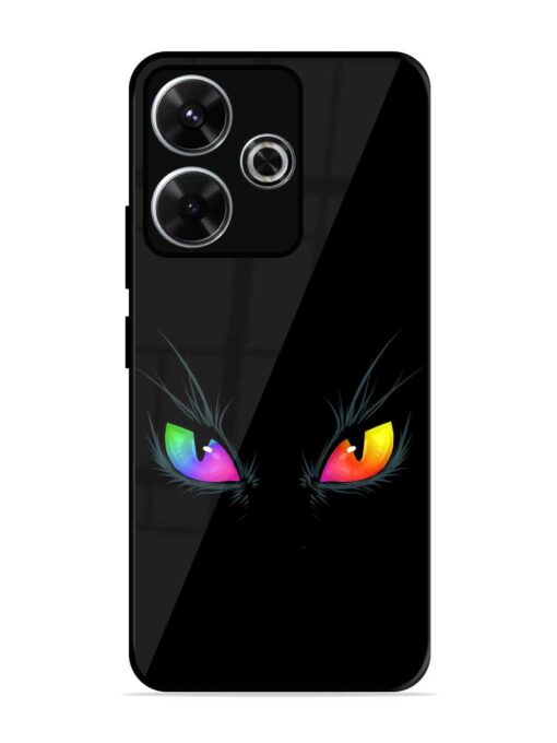 Cat Eyes Glossy Metal Phone Cover for Xiaomi Redmi 13 (5G)