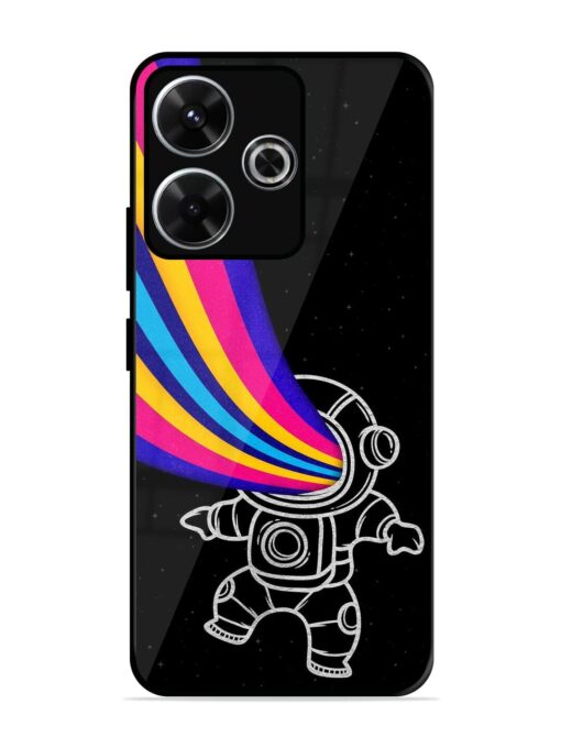 Astronaut Glossy Metal TPU Phone Cover for Xiaomi Redmi 13 (5G)