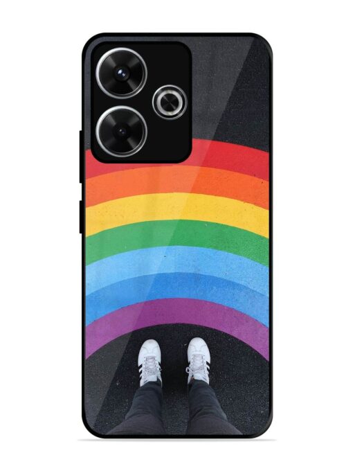 Legs Rainbow Glossy Metal TPU Phone Cover for Xiaomi Redmi 13 (5G)