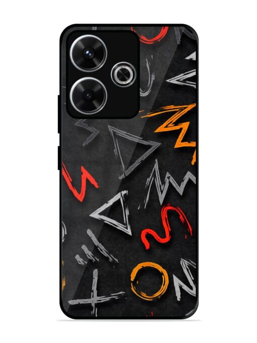 Grungy Graffiti Glossy Metal Phone Cover for Xiaomi Redmi 13 (5G)