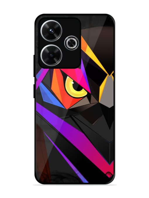 Wpap Owl Glossy Metal Phone Cover for Xiaomi Redmi 13 (5G)