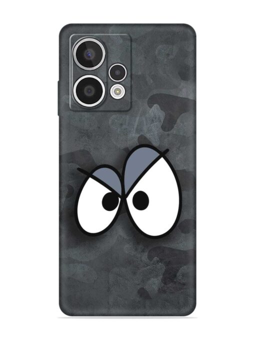 Big Eyes Night Mode Embossed Soft Silicone Case for HMD Crest Max (5G)