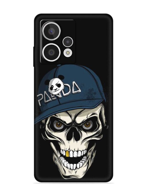 Panda Skull Embossed Soft Silicone Case for HMD Crest Max (5G)