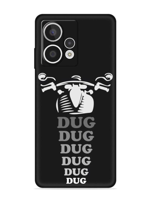 Dug Dug Dug Embossed Soft Silicone Case for HMD Crest Max (5G)