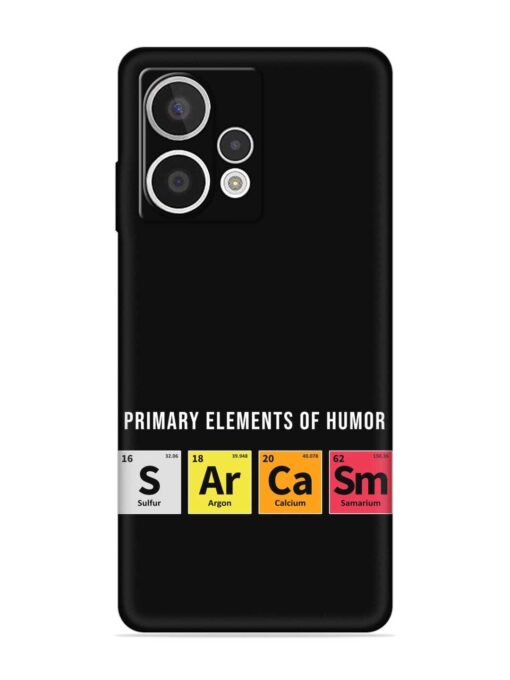 Primary Elements Humor Embossed Soft Silicone Case for HMD Crest Max (5G)