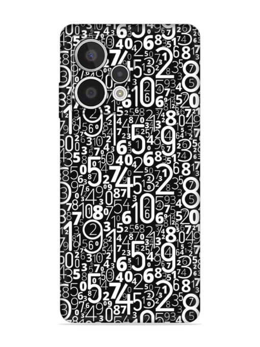 Many Numbers Different Embossed Soft Silicone Case for HMD Crest Max (5G)