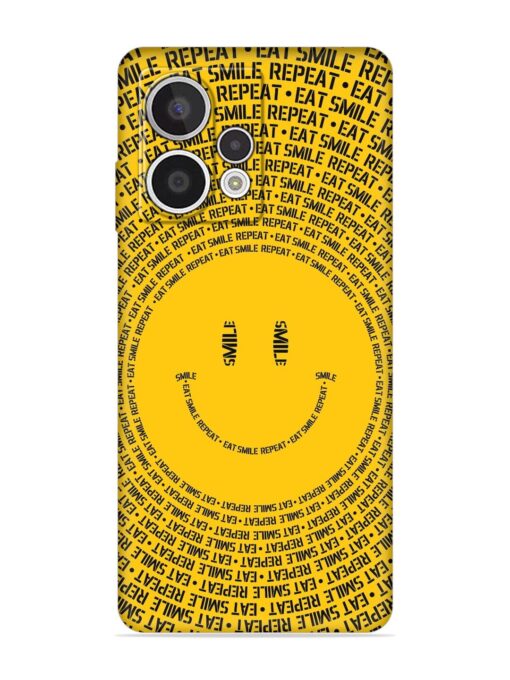 Smiley Embossed Soft Silicone Case for HMD Crest Max (5G)