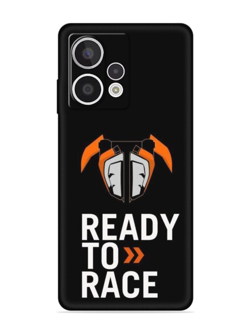 Ready To Race Embossed Soft Silicone Case for HMD Crest Max (5G)