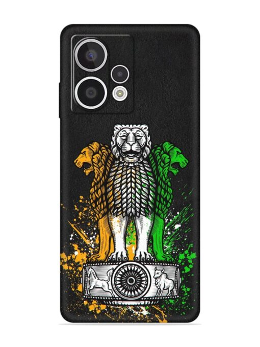 Pillars Of Ashoka Embossed Soft Silicone Case for HMD Crest Max (5G)