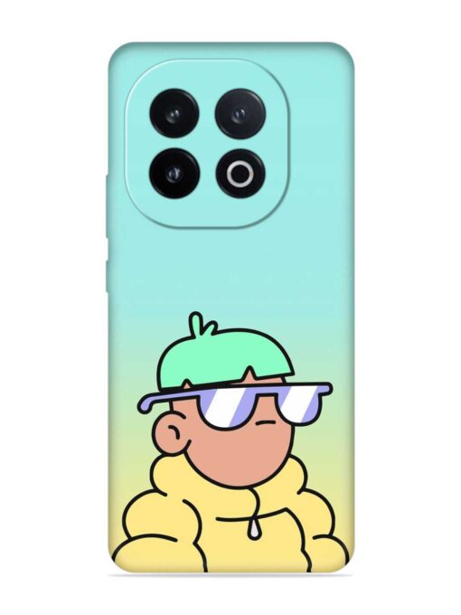 Doodles Cool Character Embossed Soft Silicone Case for Iqoo 13 (5G)