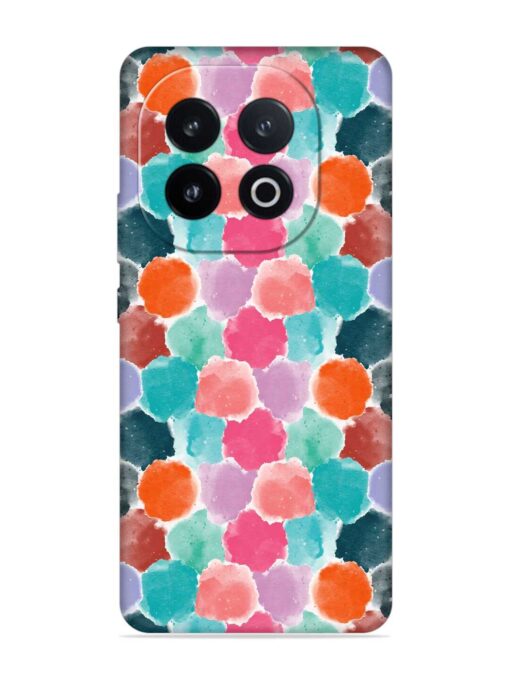 Colorful Seamless Pattern Embossed Soft Silicone Case for Iqoo 13 (5G)