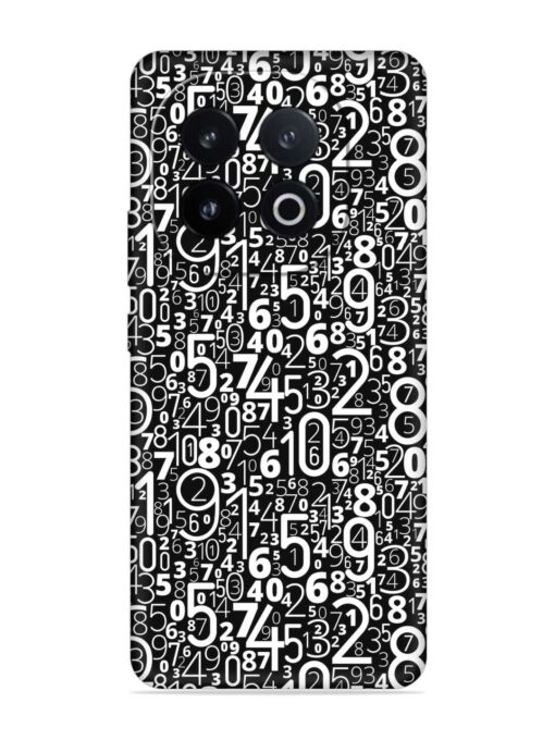 Many Numbers Different Embossed Soft Silicone Case for Iqoo 13 (5G)