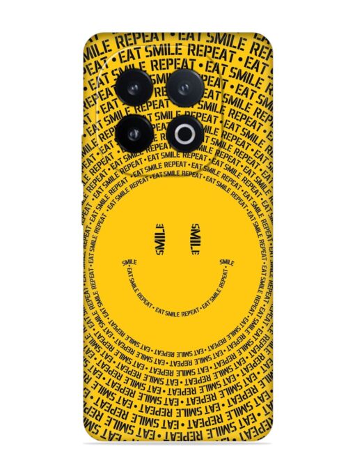 Smiley Embossed Soft Silicone Case for Iqoo 13 (5G)