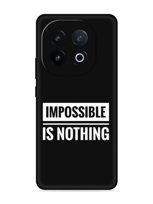 Impossible Is Nothing Embossed Soft Silicone Case for Iqoo 13 (5G)