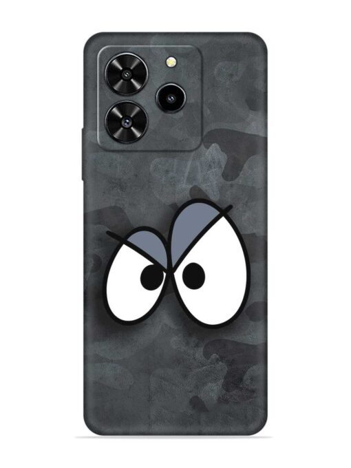 Big Eyes Night Mode Embossed Soft Silicone Case for Lava Yuva 4