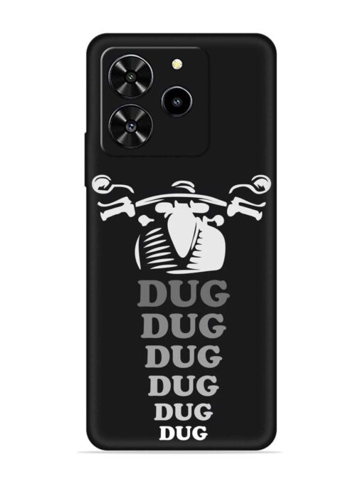 Dug Dug Dug Embossed Soft Silicone Case for Lava Yuva 4