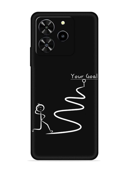 Your Goal Embossed Soft Silicone Case for Lava Yuva 4