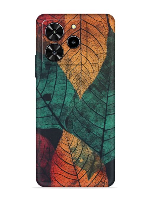 Leaves Artwork Embossed Soft Silicone Case for Lava Yuva 4