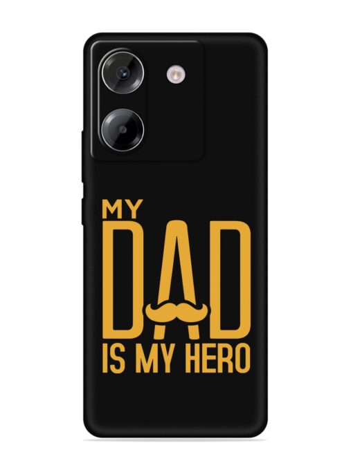 My Dad Is My Hero Embossed Soft Silicone Case for Poco M7 Pro (5G)