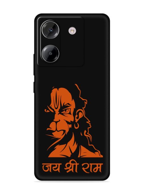 Angry Hanuman Embossed Soft Silicone Case for Poco M7 Pro (5G)