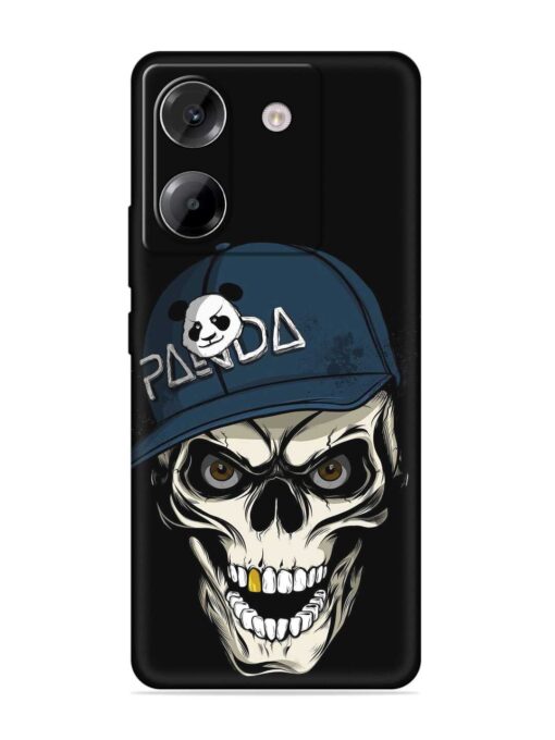 Panda Skull Embossed Soft Silicone Case for Poco M7 Pro (5G)