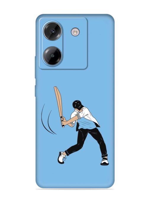 Cricket Gully Boy Embossed Soft Silicone Case for Poco M7 Pro (5G)