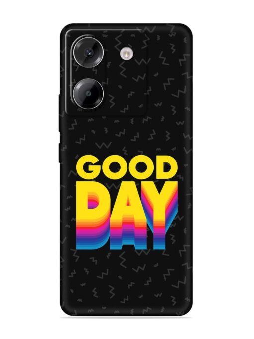 Good Day Embossed Soft Silicone Case for Poco M7 Pro (5G)