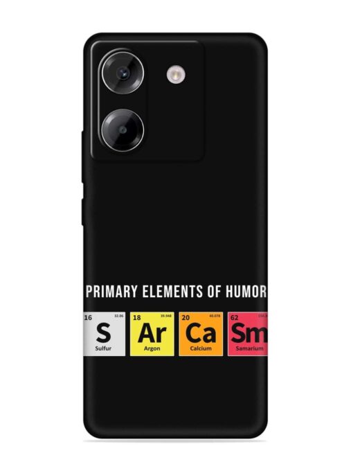 Primary Elements Humor Embossed Soft Silicone Case for Poco M7 Pro (5G)