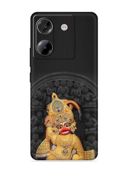 Indian Gold Hanuman Embossed Soft Silicone Case for Poco M7 Pro (5G)