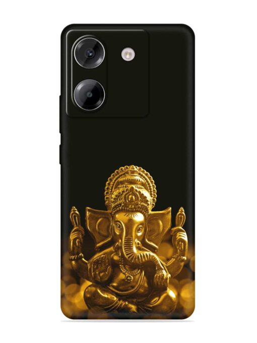 Lord Ganesha Indian Festival Embossed Soft Silicone Case for Poco M7 Pro (5G)