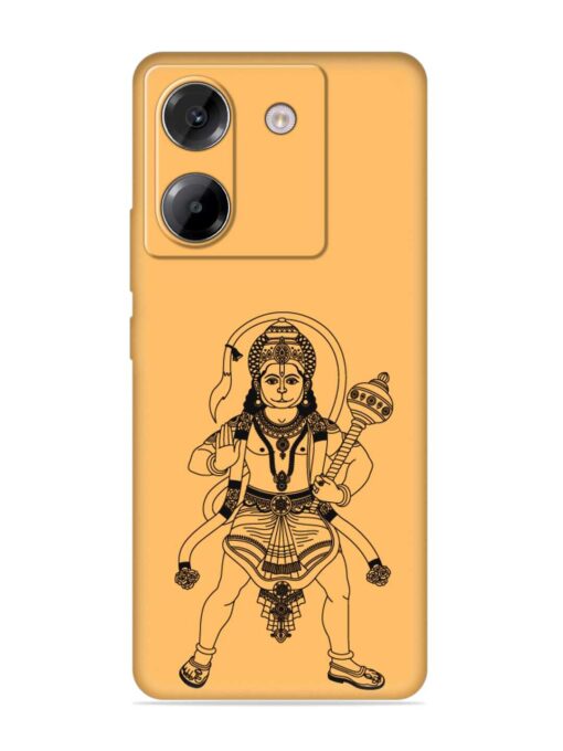 Indian God Hanuman Embossed Soft Silicone Case for Poco M7 Pro (5G)