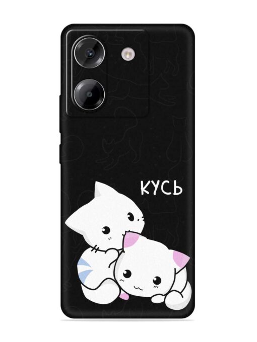 Kycb Cat Embossed Soft Silicone Case for Poco M7 Pro (5G)