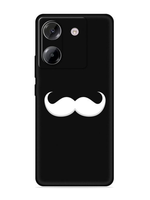 Mustache Vector Embossed Soft Silicone Case for Poco M7 Pro (5G)