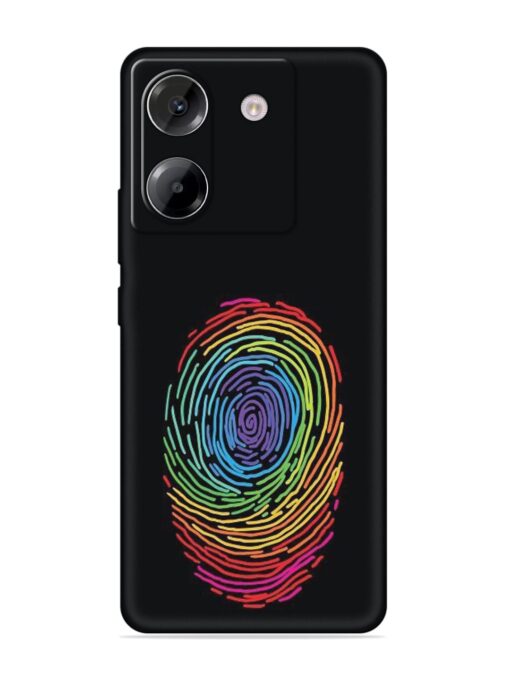 Fingerprint Of Thumb Art Embossed Soft Silicone Case for Poco M7 Pro (5G)