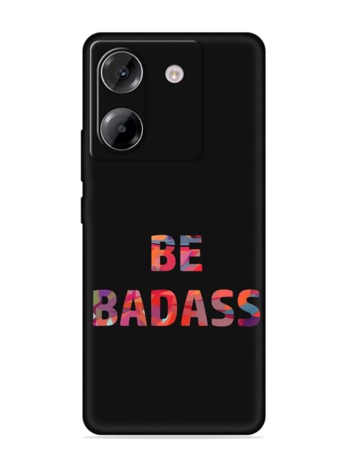 Be Badass Embossed Soft Silicone Case for Poco M7 Pro (5G)