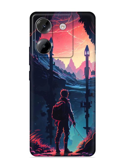 Cgs Artwork Embossed Soft Silicone Case for Poco M7 Pro (5G)