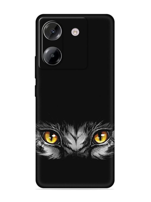 Scary Eye Embossed Soft Silicone Case for Poco M7 Pro (5G)