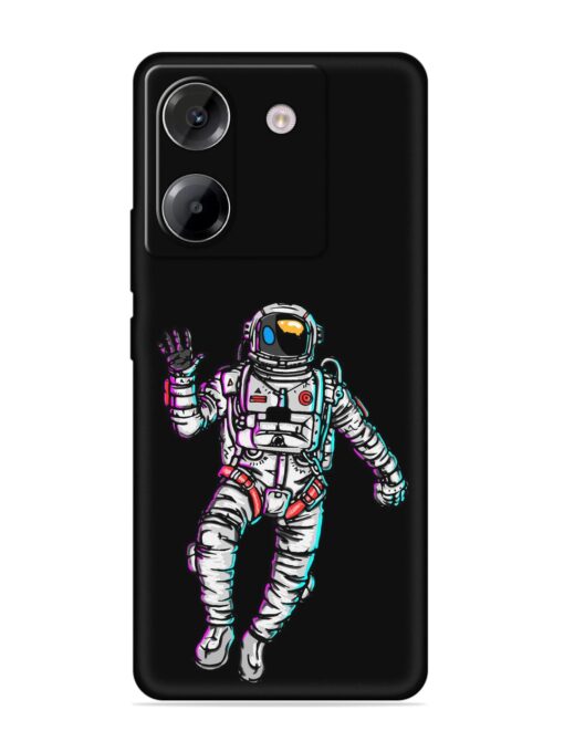 Spaceman Embossed Soft Silicone Case for Poco M7 Pro (5G)