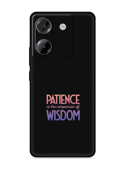 Patience Is The Embossed Soft Silicone Case for Poco M7 Pro (5G)