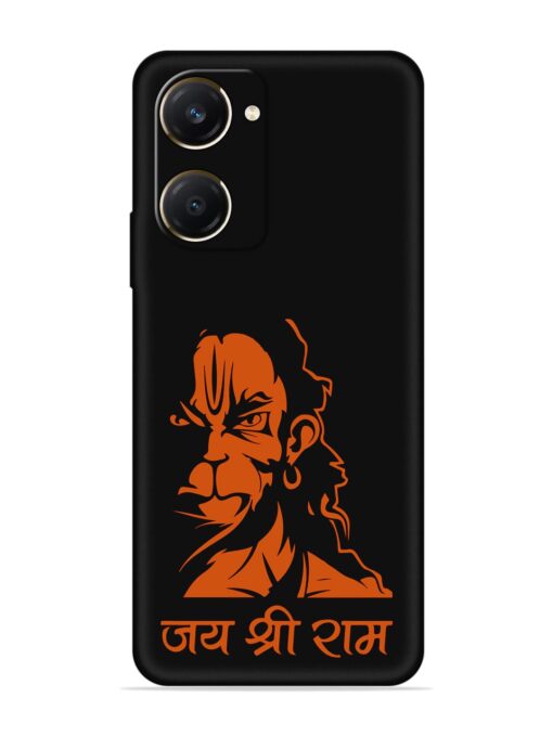 Angry Hanuman Embossed Soft Silicone Case for Vivo Y28S (5G)