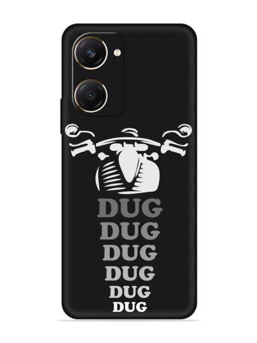 Dug Dug Dug Embossed Soft Silicone Case for Vivo Y28S (5G)