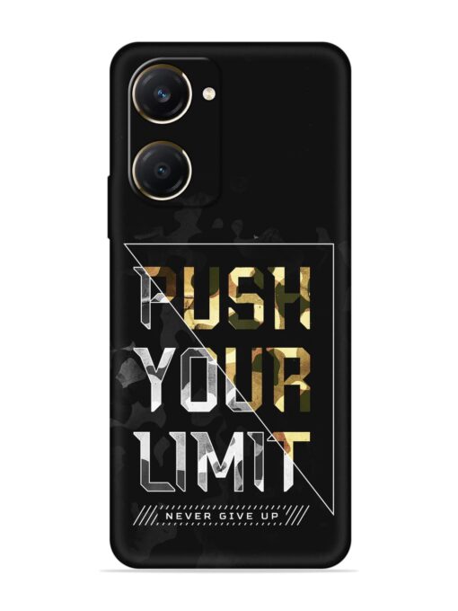 Push Your Limits Embossed Soft Silicone Case for Vivo Y28S (5G)