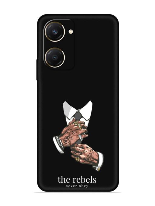 Rebels Slogan Man Embossed Soft Silicone Case for Vivo Y28S (5G)