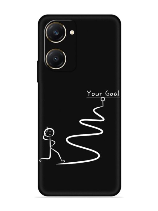 Your Goal Embossed Soft Silicone Case for Vivo Y28S (5G)