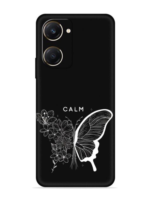 Calm Embossed Soft Silicone Case for Vivo Y28S (5G)