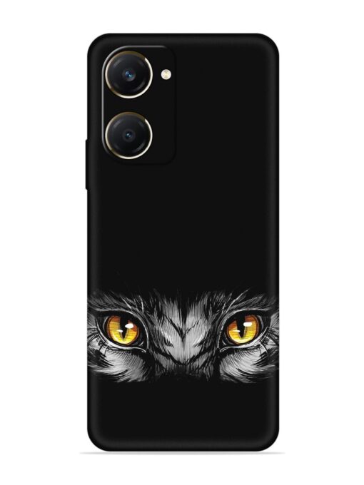 Scary Eye Embossed Soft Silicone Case for Vivo Y28S (5G)